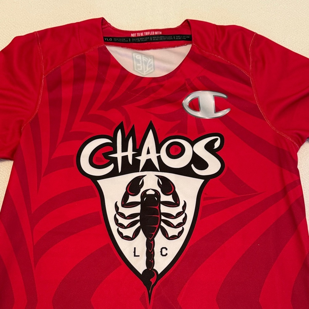 Champion Red Chaos PLL Youth Jersey